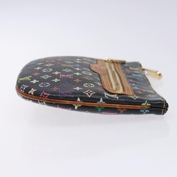 LOUIS VUITTON Monogram Multicolor Pochette GM Pouch Black M60027 LV Auth 134468 - Picture 5 of 16